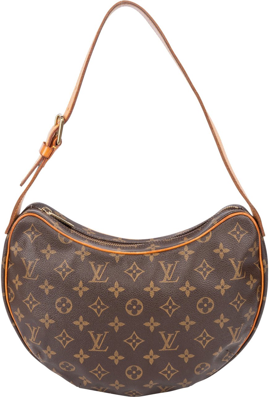 Louis Vuitton Louis Vuitton Canvas Monogram Croissant MM Shoulder Bag Bruin