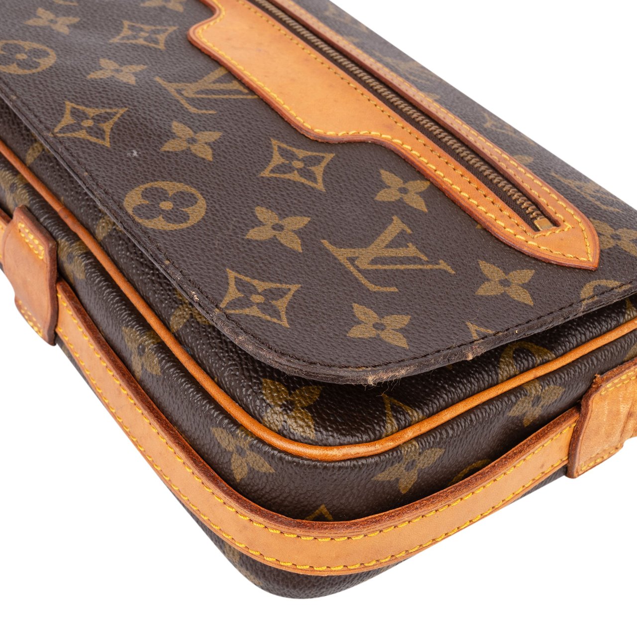 Louis Vuitton Louis Vuitton Canvas Monogram Saint Germain PM Crossbody Bag Bruin