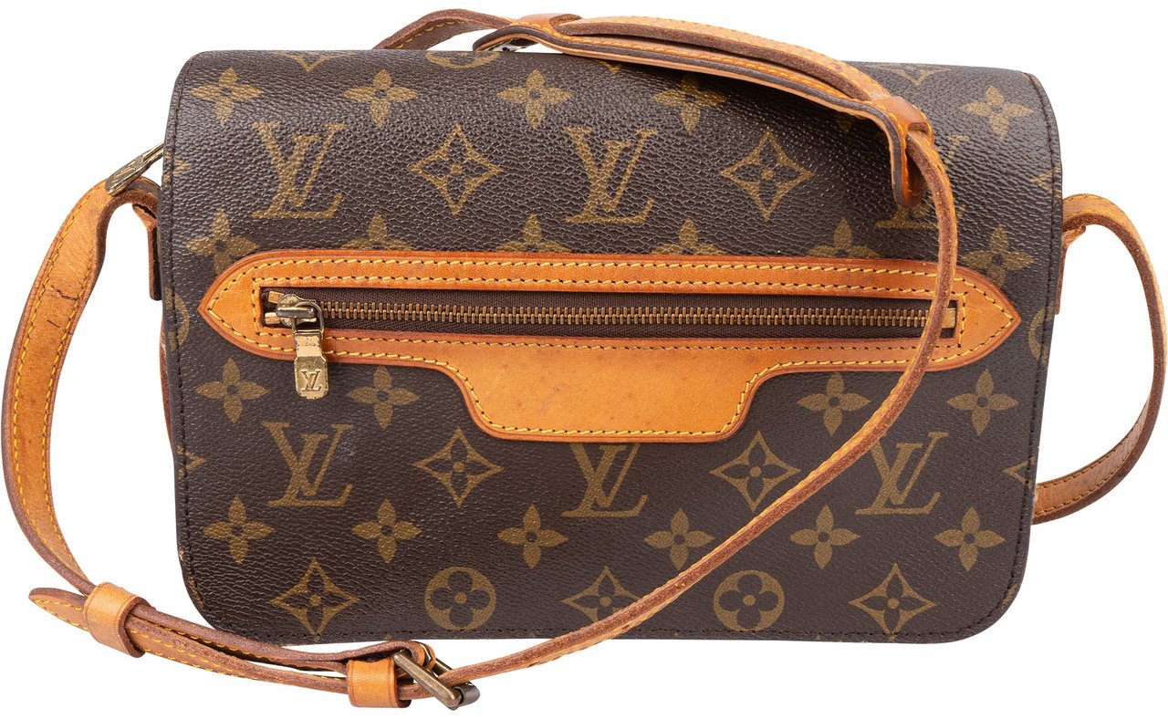 Louis Vuitton Louis Vuitton Canvas Monogram Saint Germain PM Crossbody Bag Bruin