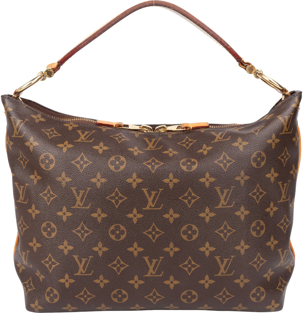 Louis Vuitton Louis Vuitton Canvas Monogram Sully PM Handbag Bruin