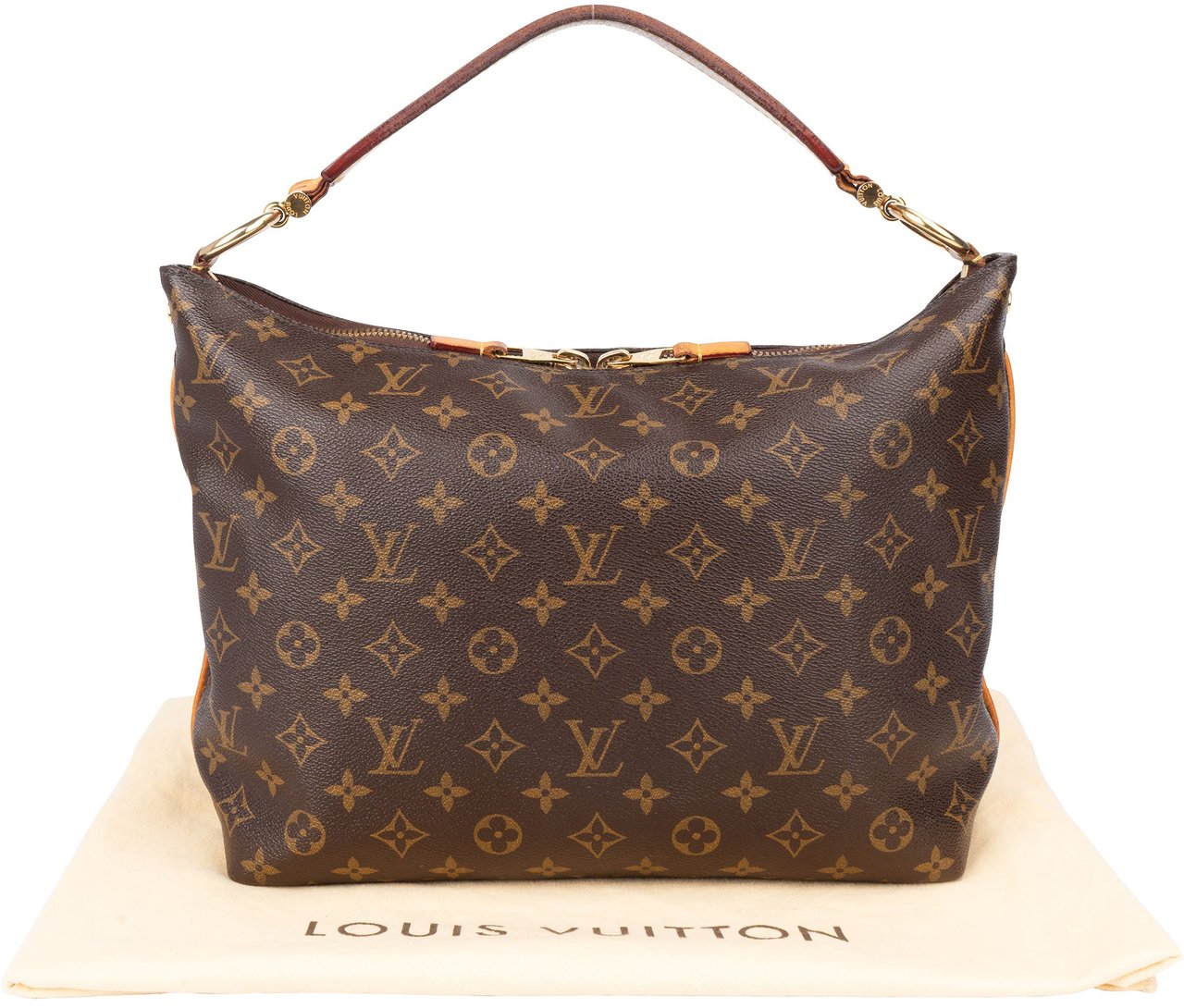 Louis Vuitton Louis Vuitton Canvas Monogram Sully PM Handbag Bruin