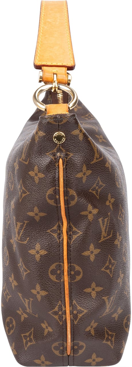 Louis Vuitton Louis Vuitton Canvas Monogram Sully PM Handbag Bruin