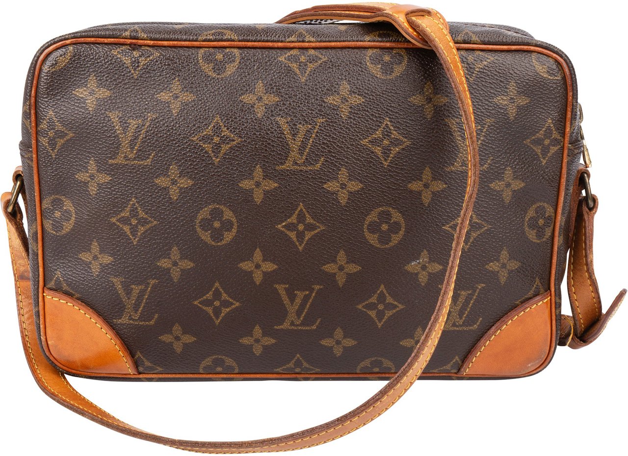 Louis Vuitton Louis Vuitton Canvas Monogram Trocadero 27 Crossbody Bag Bruin