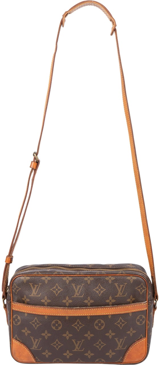 Louis Vuitton Louis Vuitton Canvas Monogram Trocadero 27 Crossbody Bag Bruin