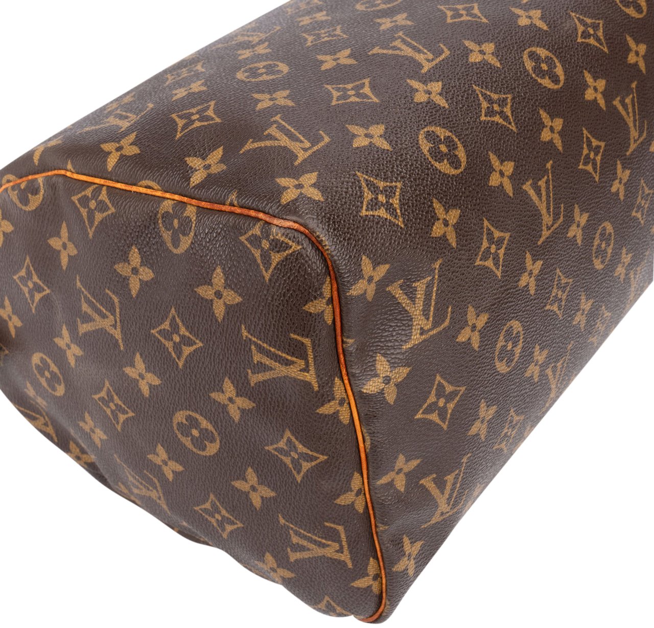 Louis Vuitton Louis Vuitton Canvas Monogram Speedy 30 Handbag Bruin