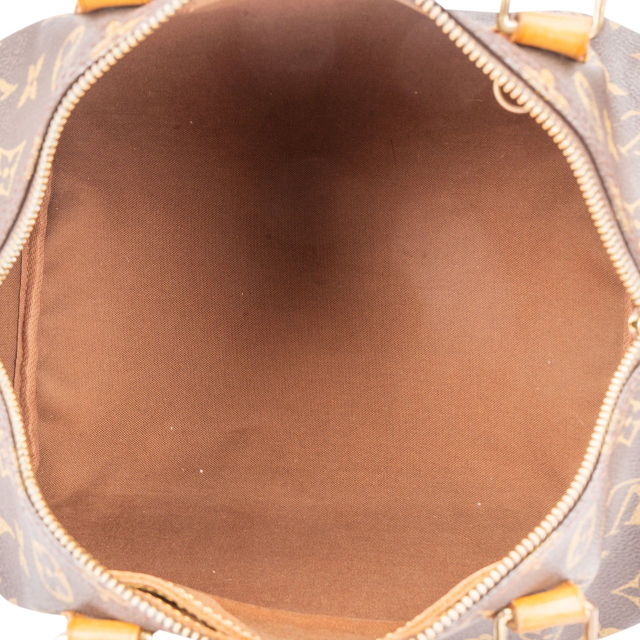 Louis Vuitton Louis Vuitton Canvas Monogram Speedy 30 Handbag Bruin