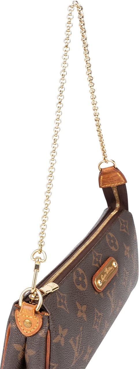 Louis Vuitton Louis Vuitton Canvas Monogram Eva Pochette Shoulder Bag Bruin