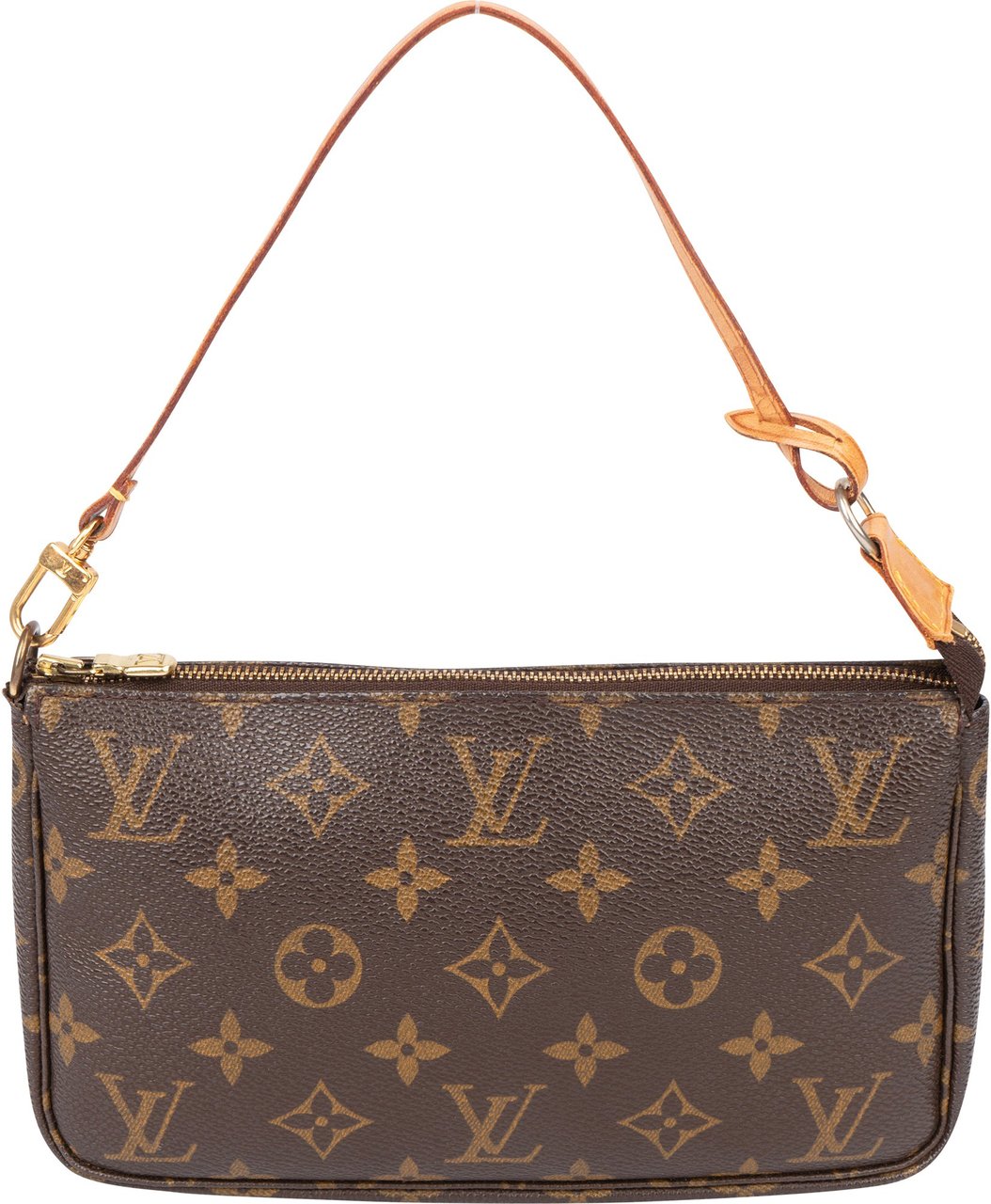 Louis Vuitton Louis Vuitton Canvas Monogram Pochette Accessoire Handbag Bruin