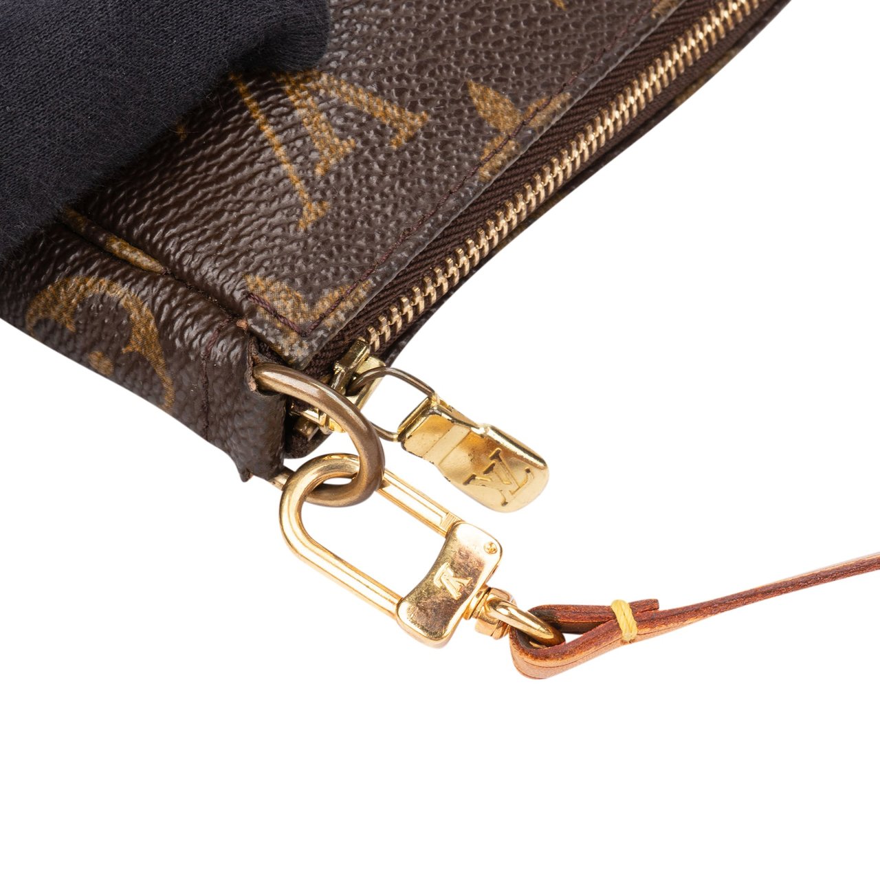 Louis Vuitton Louis Vuitton Canvas Monogram Pochette Accessoire Handbag Bruin