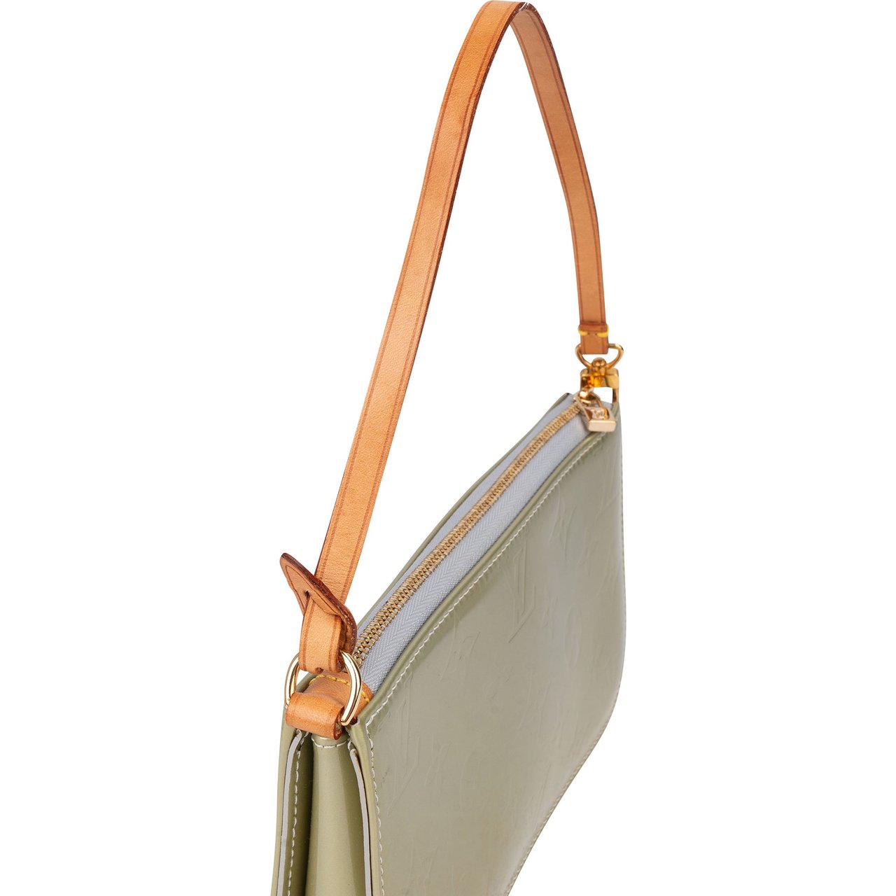 Louis Vuitton Louis Vuitton Vernis Monogram Lexington Pochette Handbag Groen