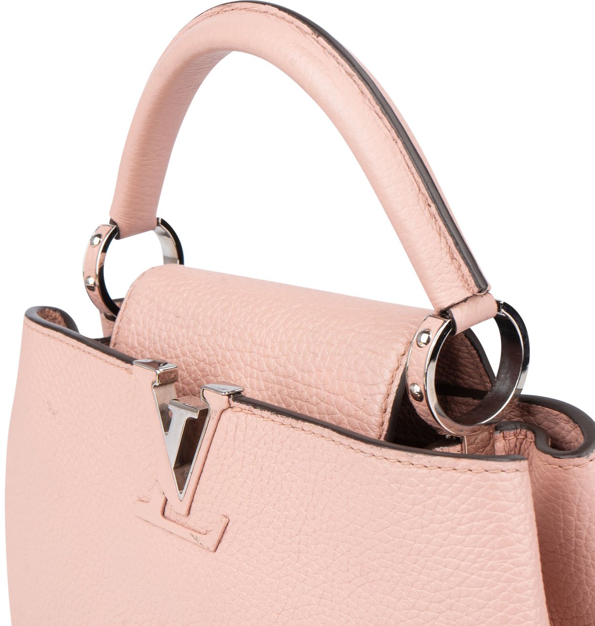 Louis Vuitton Louis Vuitton Pink Taurillon Capucines BB Handbag Roze