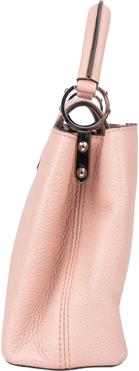 Louis Vuitton Louis Vuitton Pink Taurillon Capucines BB Handbag Rood