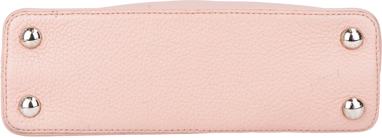 Louis Vuitton Louis Vuitton Pink Taurillon Capucines BB Handbag Roze