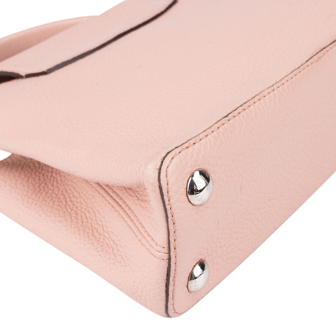 Louis Vuitton Pink Taurillon Capucines BB Handbag Roze