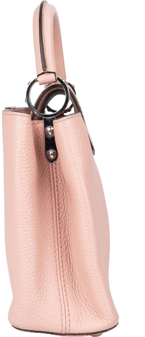 Louis Vuitton Louis Vuitton Pink Taurillon Capucines BB Handbag Rood