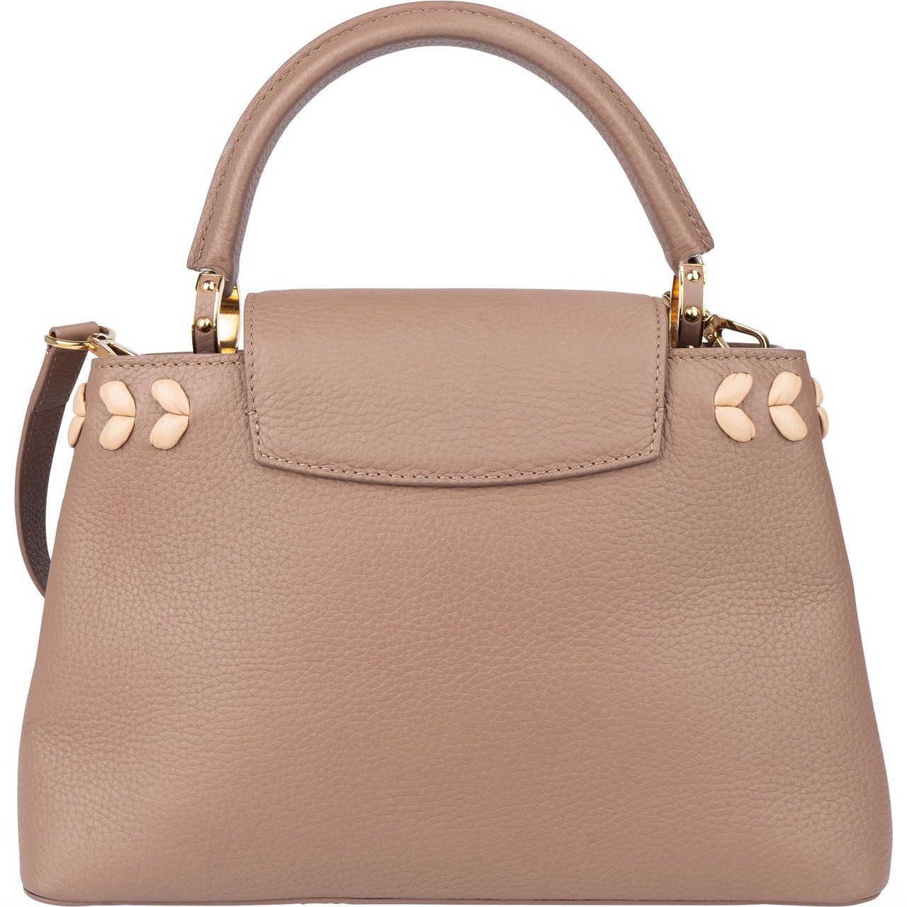 Louis Vuitton Louis Vuitton Braided Taurillon Leather Capucines PM Handbag Rood