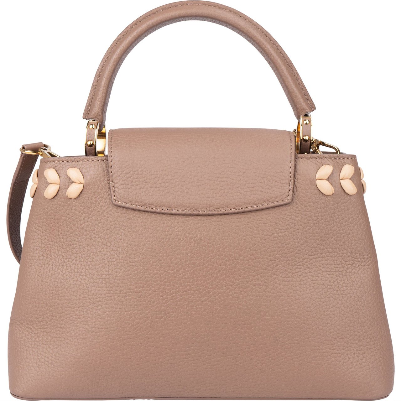 Louis Vuitton Braided Taurillon Leather Capucines PM Handbag Divers