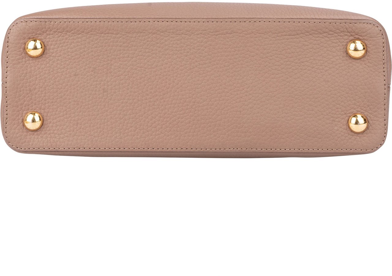 Louis Vuitton Louis Vuitton Braided Taurillon Leather Capucines PM Handbag Rood