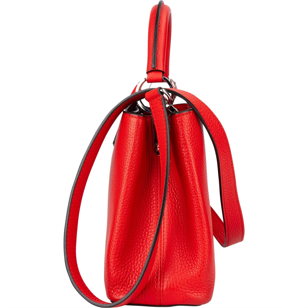 Louis Vuitton Louis Vuitton Rouge Taurillon Capucines BB Handbag Rood