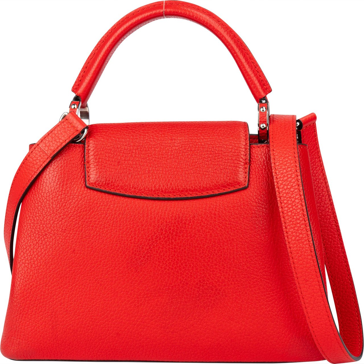 Louis Vuitton Louis Vuitton Rouge Taurillon Capucines BB Handbag Rood