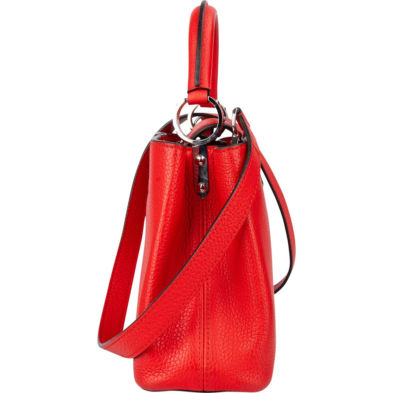 Louis Vuitton Louis Vuitton Rouge Taurillon Capucines BB Handbag Rood