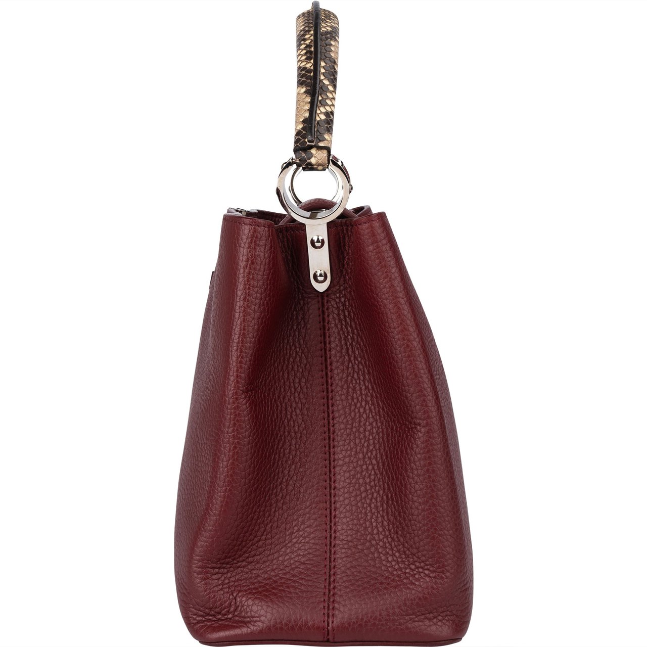 Louis Vuitton Louis Vuitton Bordeaux Taurillon Python Parnasséa Capucines GM Handbag Divers