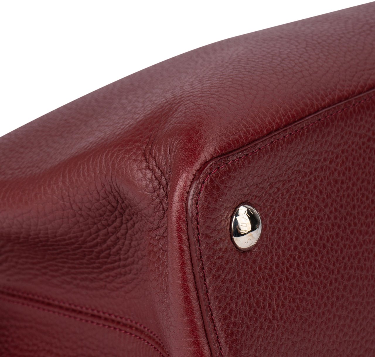 Louis Vuitton Louis Vuitton Bordeaux Taurillon Python Parnasséa Capucines GM Handbag Divers