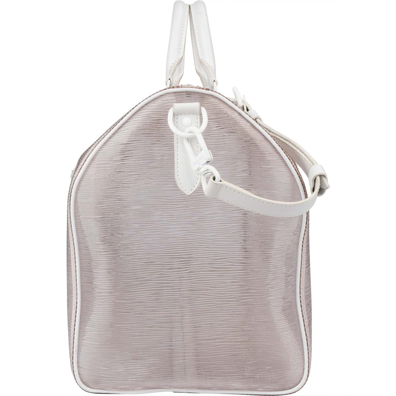 Louis Vuitton Transparent Wavy Epi Keepall 50 Bandouliere Wit