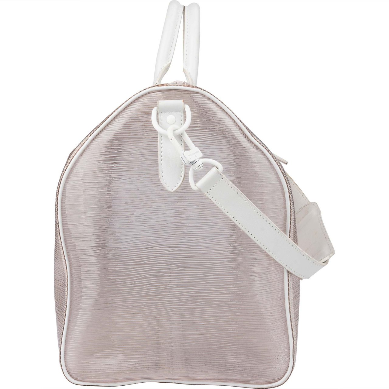 Louis Vuitton Transparent Wavy Epi Keepall 50 Bandouliere Wit