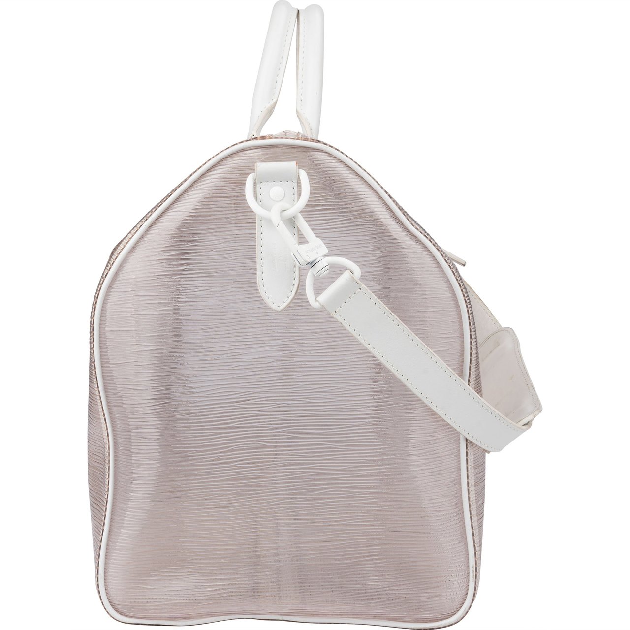 Louis Vuitton Louis Vuitton Transparent Wavy Epi Keepall 50 Bandouliere Wit