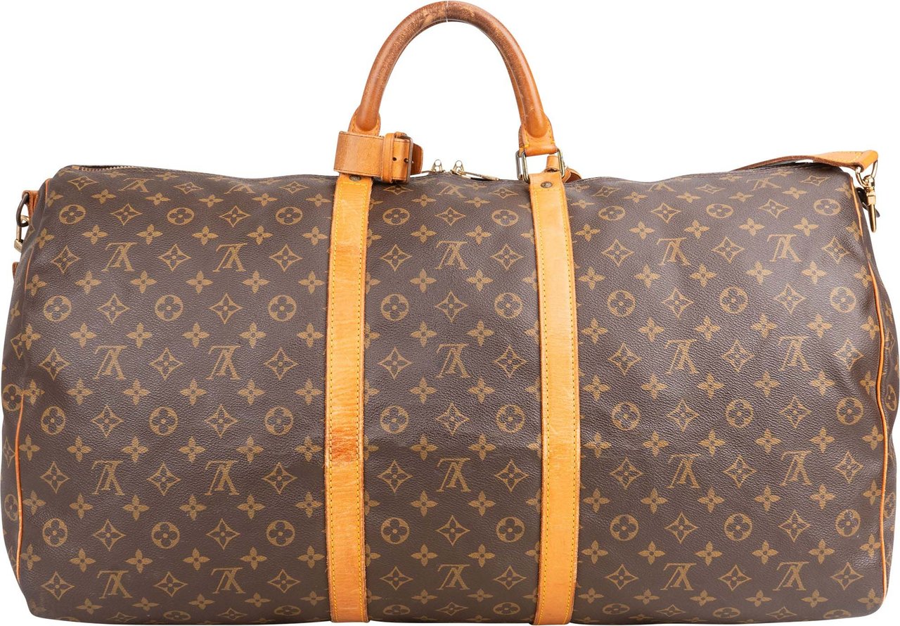 Louis Vuitton Louis Vuitton Canvas Monogram Keepall 60 Bandouliere Bruin
