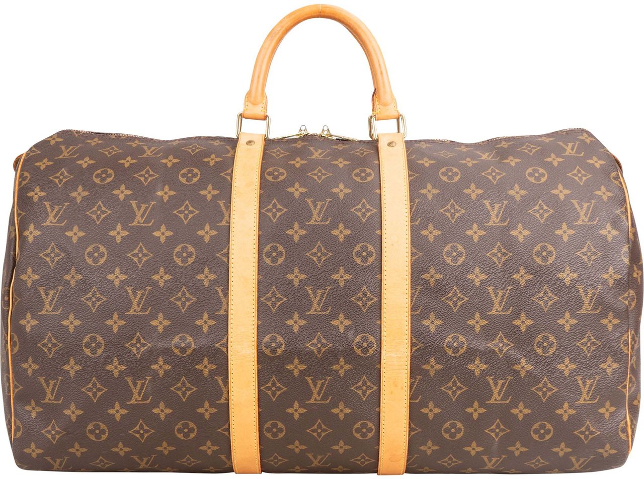 Louis Vuitton Louis Vuitton Canvas Monogram Keepall 55 Bruin