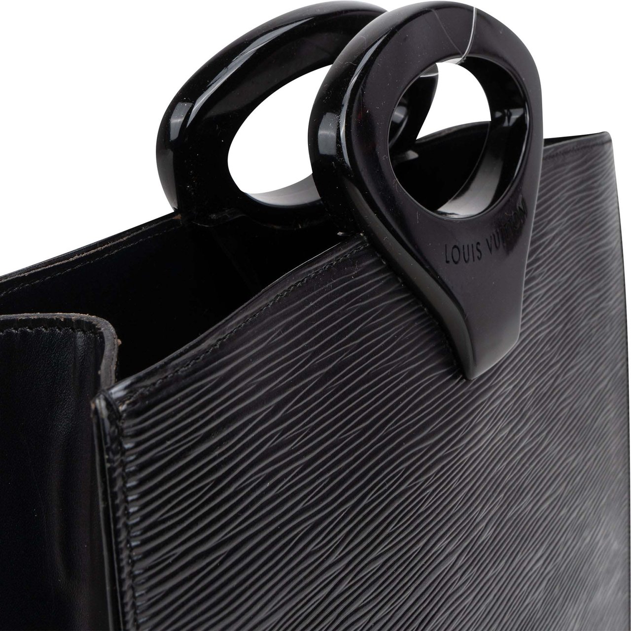 Louis Vuitton Louis Vuitton Noir Epi Leather Ombre Handbag Zwart