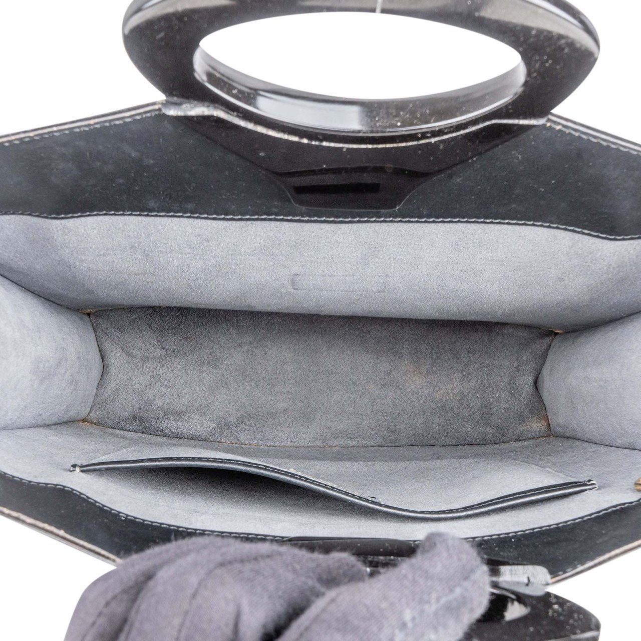 Louis Vuitton Louis Vuitton Noir Epi Leather Ombre Handbag Zwart