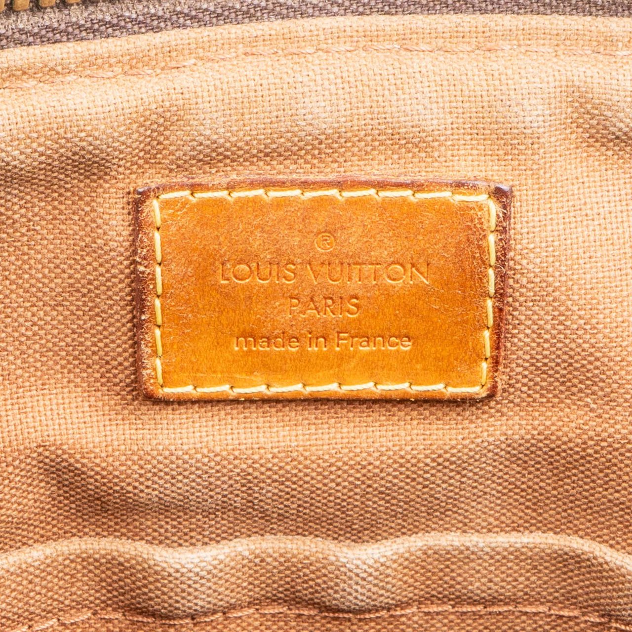 Louis Vuitton Louis Vuitton Canvas Monogram Palermo PM Handbag Bruin