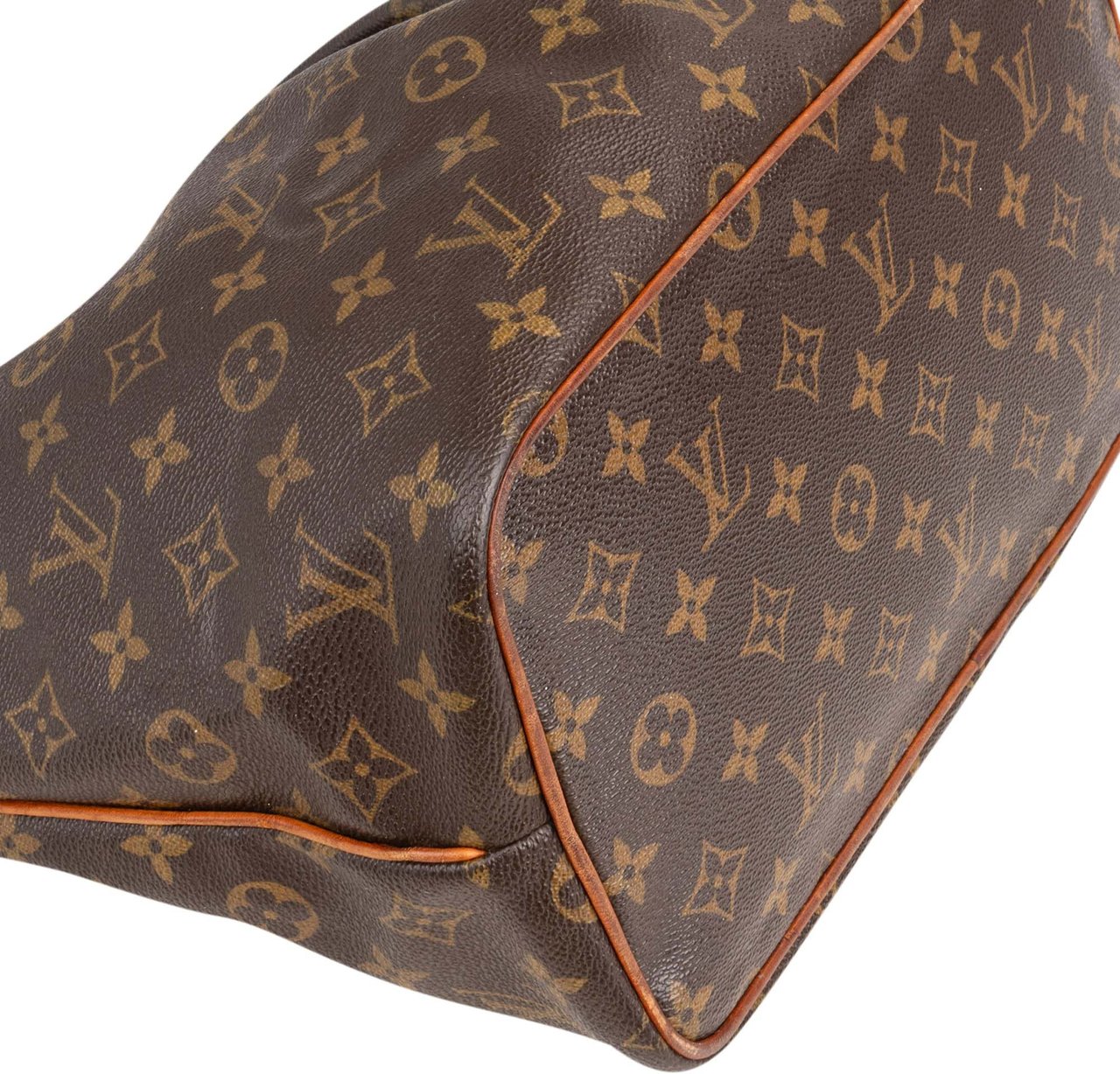 Louis Vuitton Louis Vuitton Canvas Monogram Palermo PM Handbag Bruin