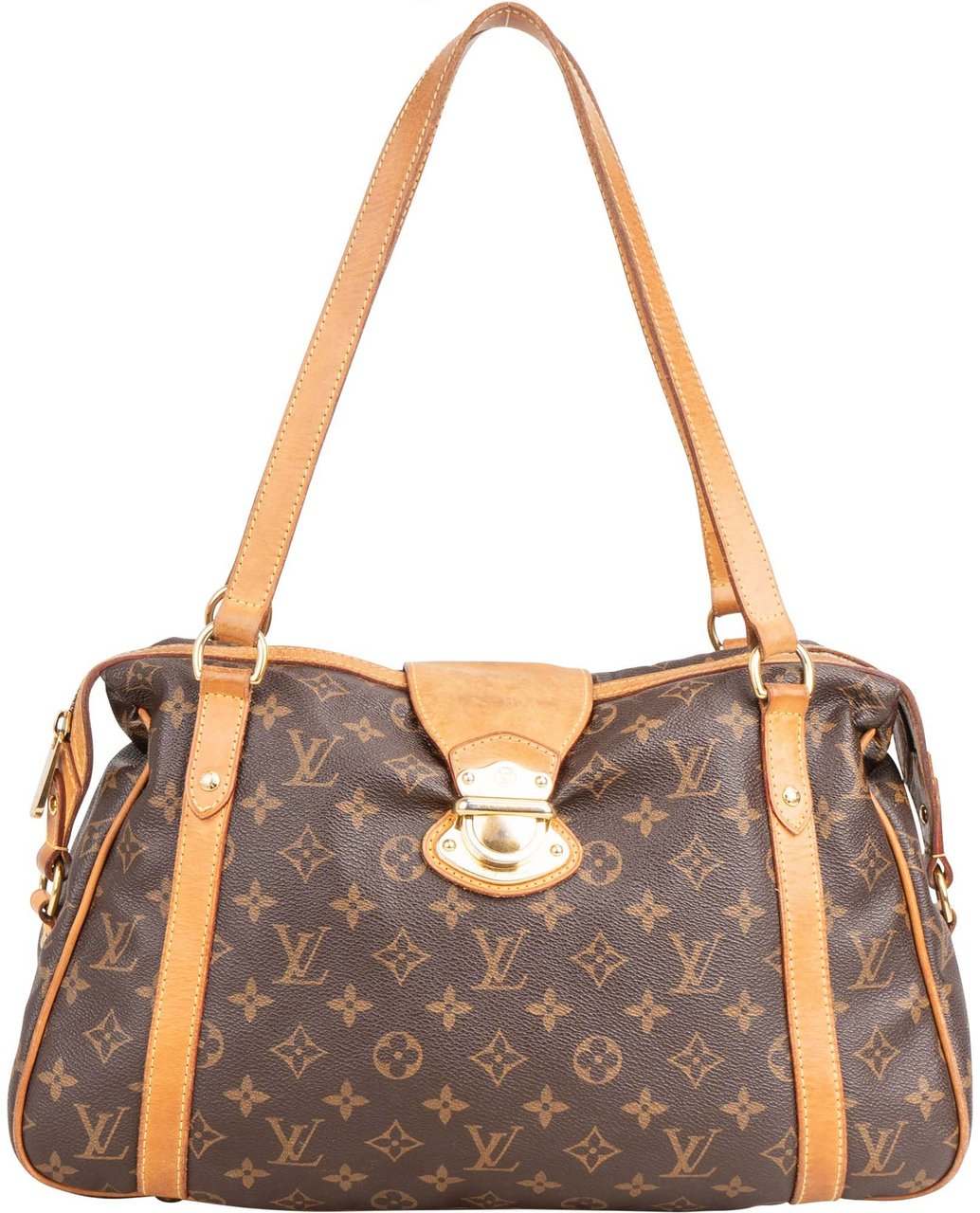Louis Vuitton Louis Vuitton Canvas Monogram Stresa PM Shoulder Bag Bruin