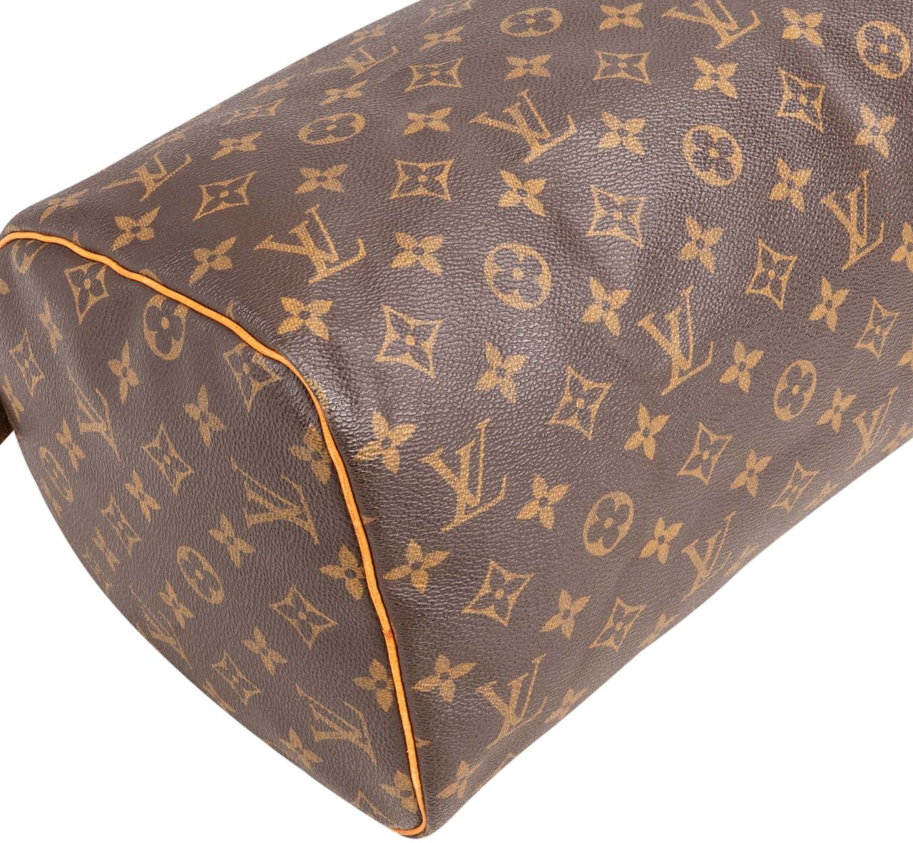 Louis Vuitton Louis Vuitton Canvas Monogram Speedy 30 Handbag Bruin
