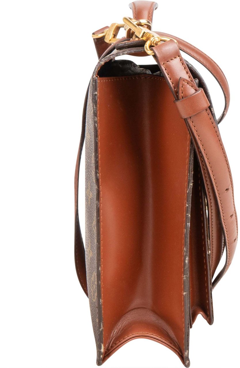 Louis Vuitton Louis Vuitton Canvas Monogram Monceau Handbag Bruin