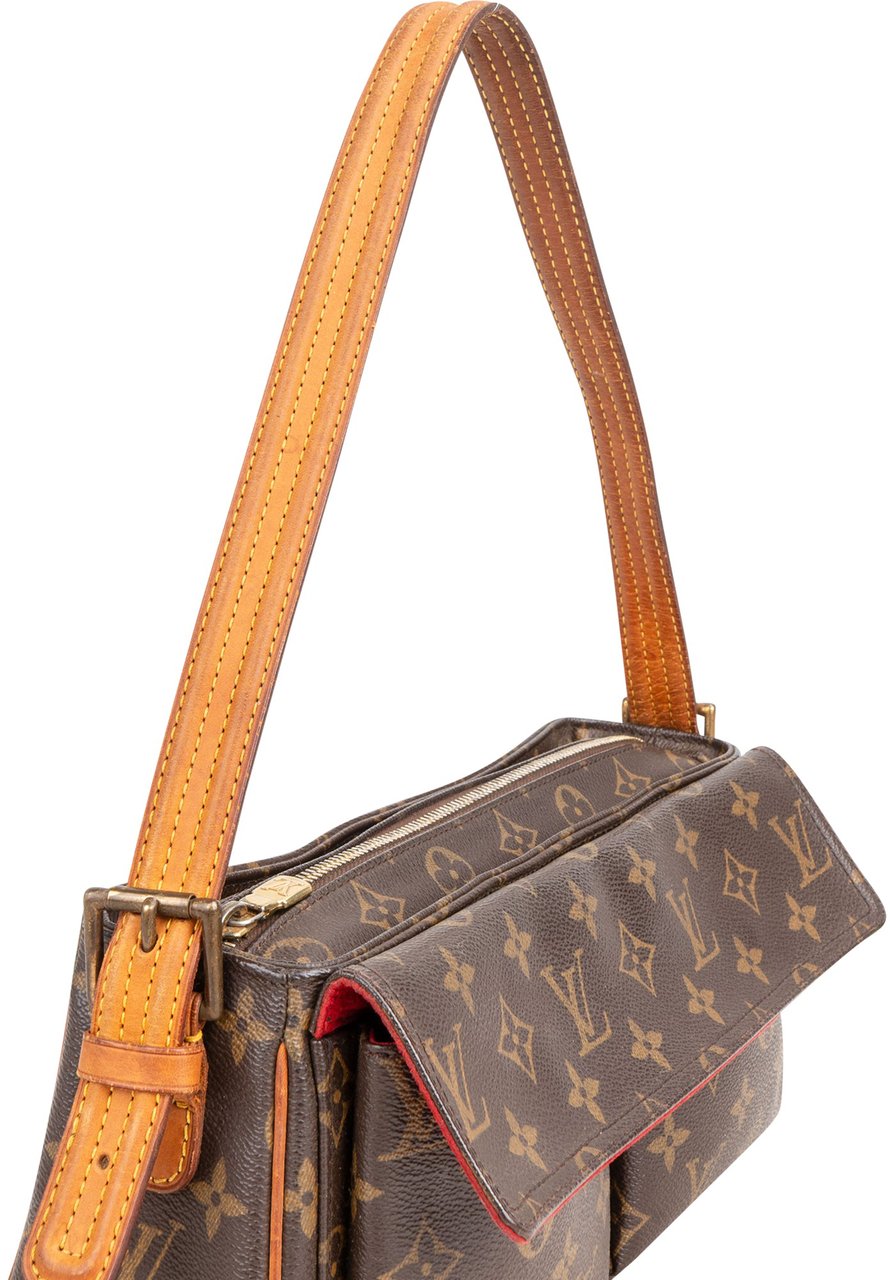 Louis Vuitton Louis Vuitton Canvas Monogram Viva Cite PM Shoulder Bag Bruin