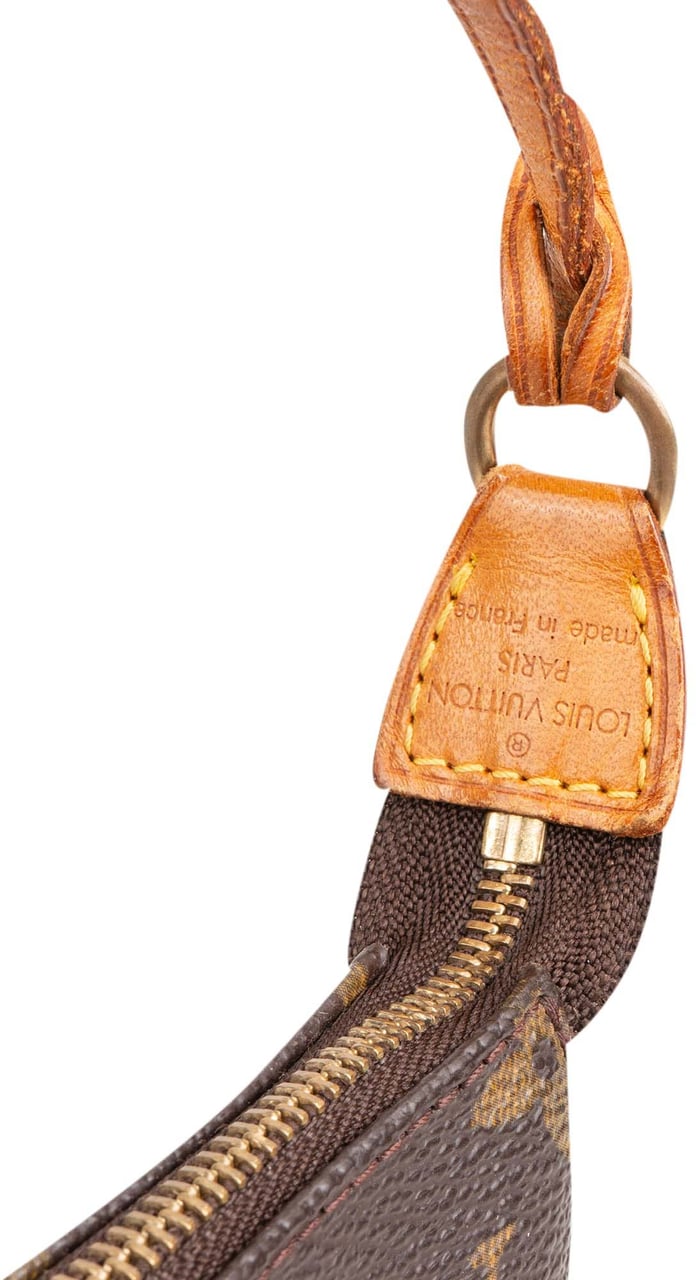 Louis Vuitton Louis Vuitton Canvas Monogram Pochette Accessoire Handbag Bruin