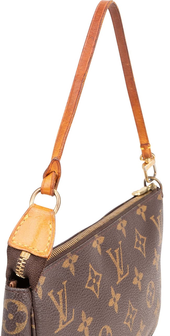 Louis Vuitton Louis Vuitton Canvas Monogram Pochette Accessoire Handbag Bruin