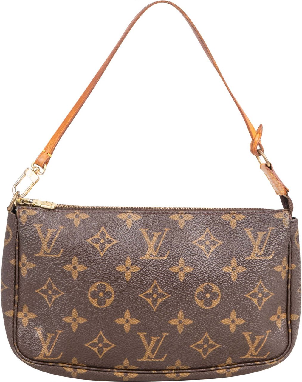 Louis Vuitton Louis Vuitton Canvas Monogram Pochette Accessoire Handbag Bruin