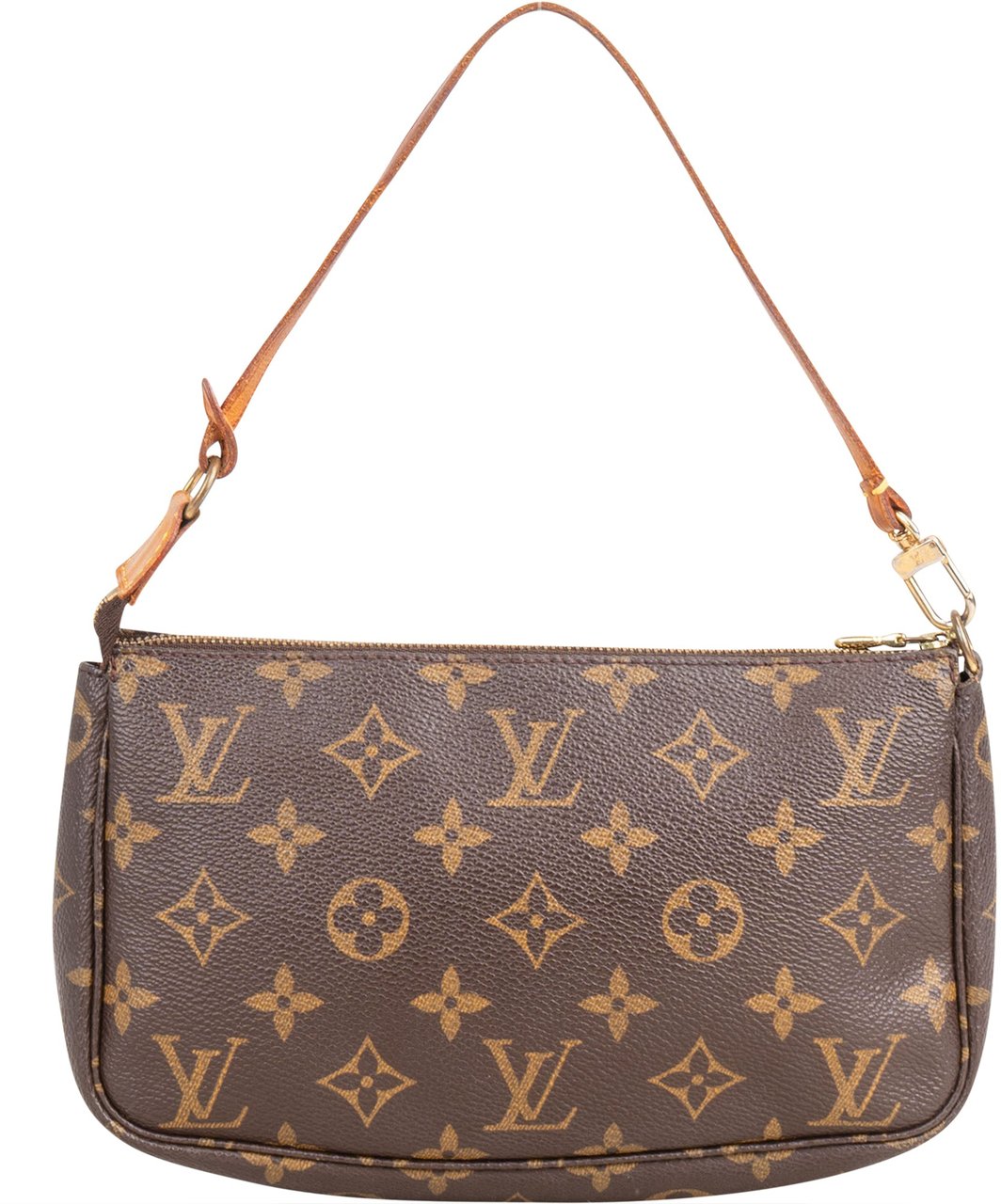Louis Vuitton Louis Vuitton Canvas Monogram Pochette Accessoire Handbag Bruin