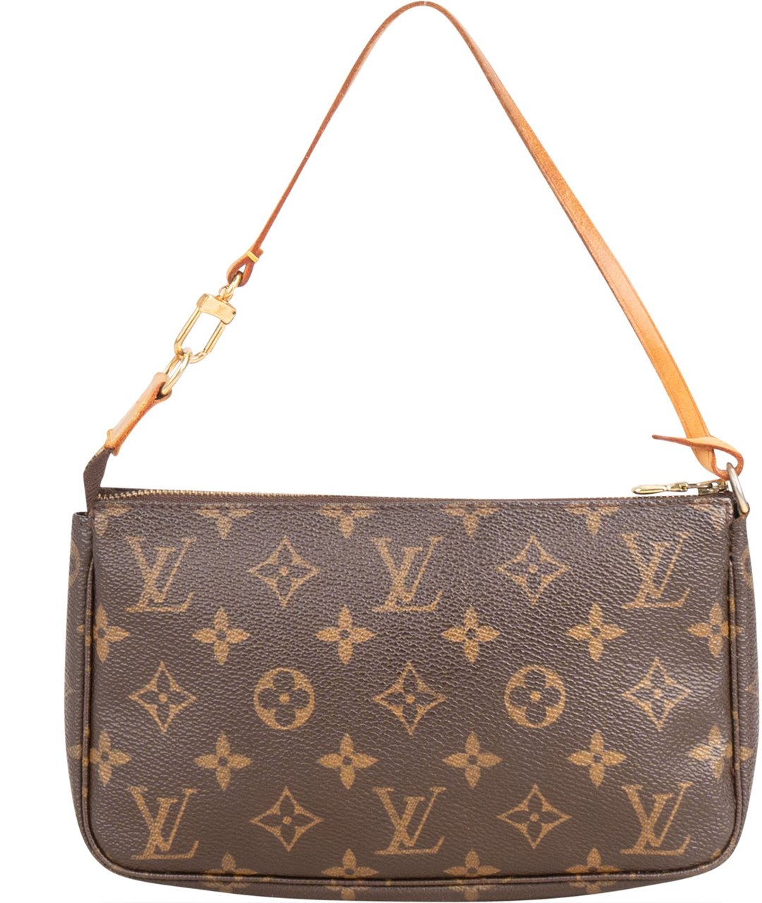 Louis Vuitton Louis Vuitton Canvas Monogram Pochette Accessoire Handbag Bruin