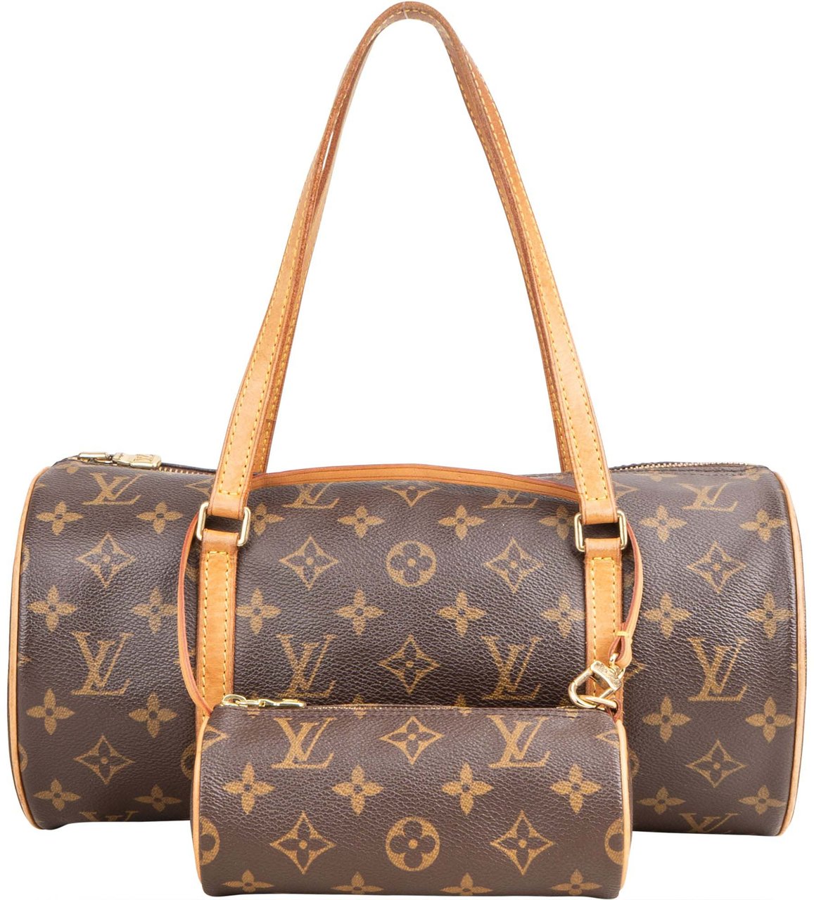 Louis Vuitton Louis Vuitton Canvas Monogram Papillon Set Handbag Bruin