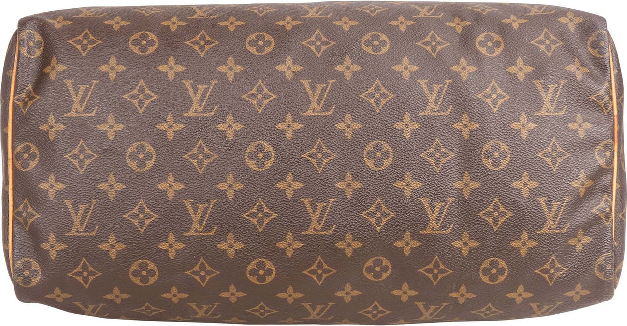 Louis Vuitton Louis Vuitton Canvas Monogram Speedy 40 Handbag Bruin