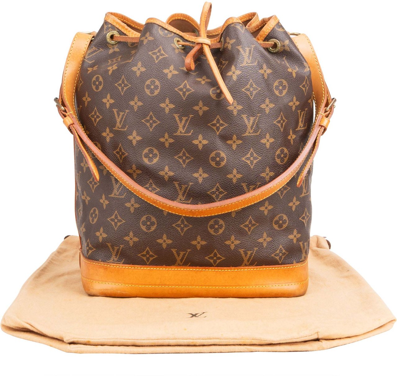 Louis Vuitton Louis Vuitton Canvas Monogram Sac Noe Grande Shoulder Bag Bruin