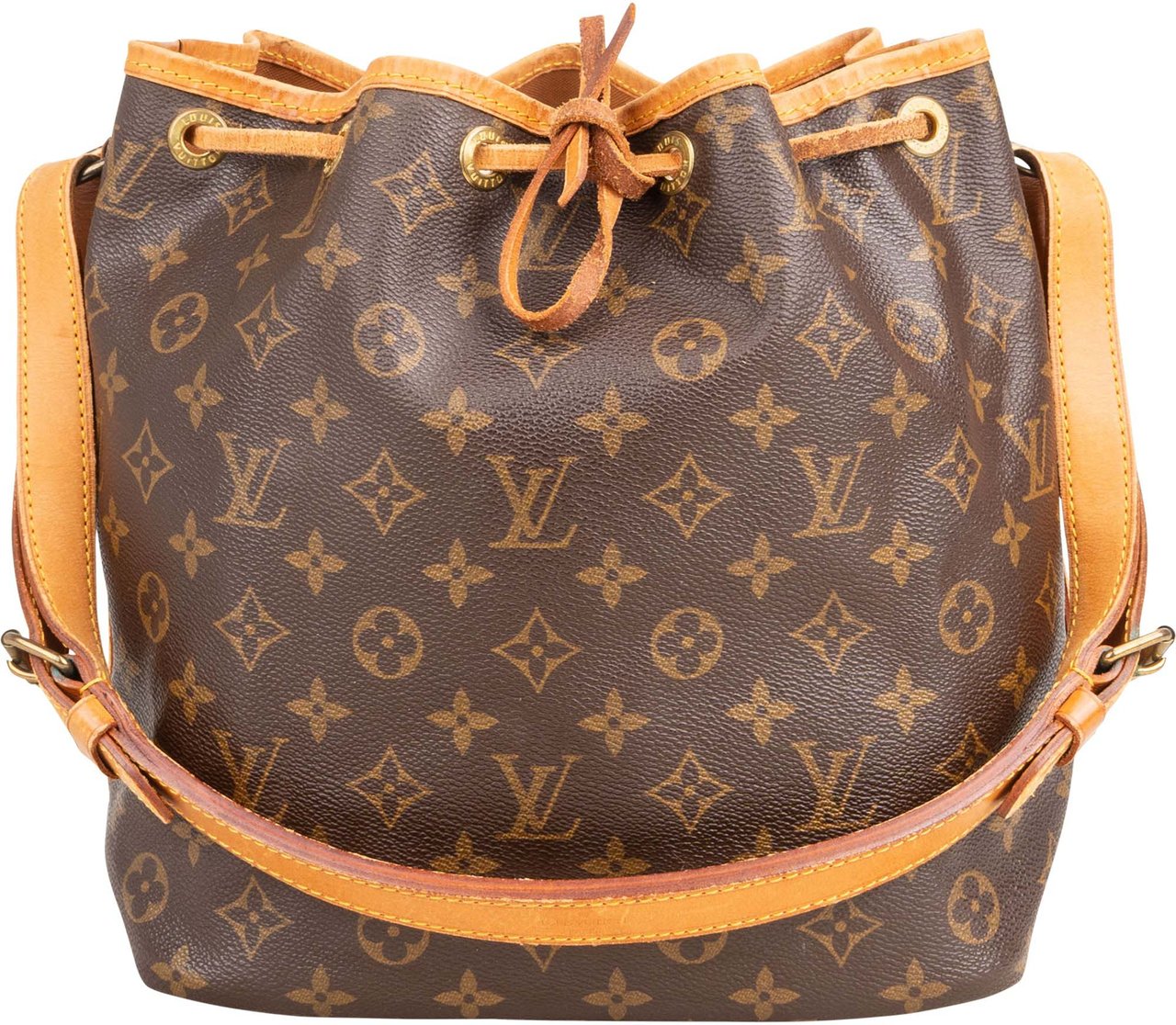 Louis Vuitton Louis Vuitton Canvas Monogram Sac Noe Petit Shoulder Bag Bruin