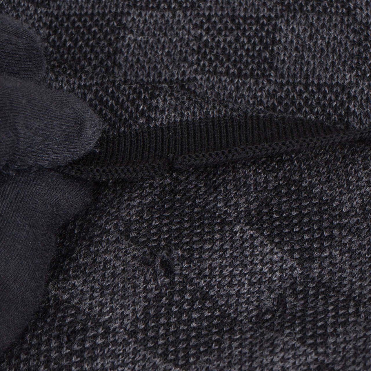 Louis Vuitton Louis Vuitton Black Damier Wool Monogram Scarf Schal Zwart